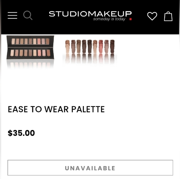 🎉•HP•🎊 NIB STUDIOMAKEUP Ease-to-Wear Palette - Picture 2 of 6